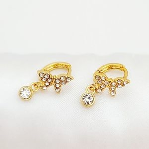 Butterfly earrings for Kid's. 14K Gold Plated. New